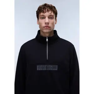Sweatshirt mit 1/2 Reißverschluss aus French Terry Napapijri Box Logo image-4