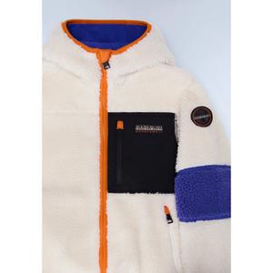 Kids' full zip hooded fleece Napapijri Yupik image-5