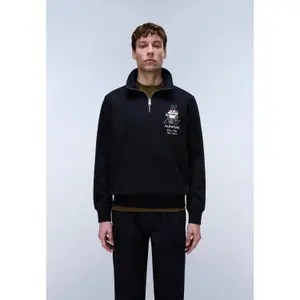 Half-zip sweatshirt in French terry Napapijri Sol image-3