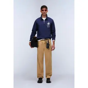 Half-zip sweatshirt in French terry Napapijri Sol image-2