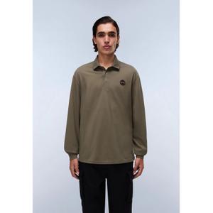 Long sleeve polo shirt Napapijri E-Badge image-1