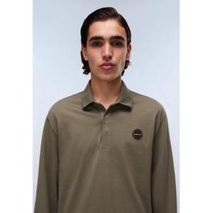 Long sleeve polo shirt Napapijri E-Badge image-3