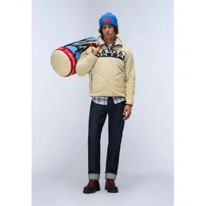 Fleece zip hoodie Napapijri Archive image-3