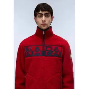 Fleece zip hoodie Napapijri Archive image-6