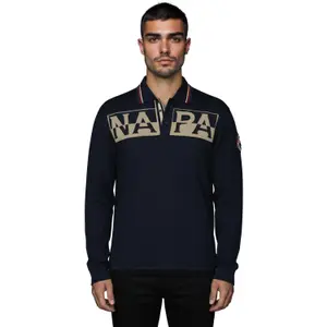 Long sleeve polo shirt Napapijri Archive image-0