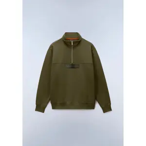 Sweatshirt med 1/2 lynlås Napapijri Box image-1