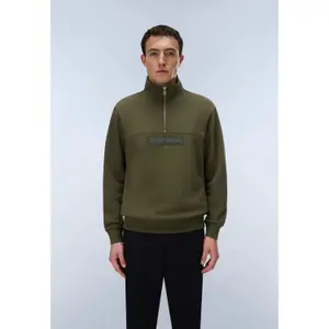 Sweatshirt med 1/2 lynlås Napapijri Box image-6