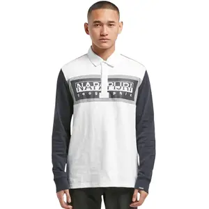 Long sleeve polo shirt Napapijri Emei image-0