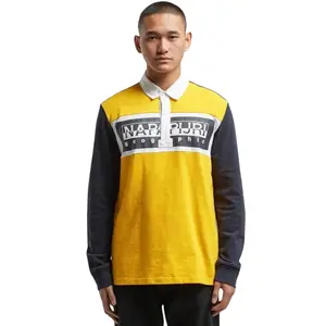 Long sleeve polo shirt Napapijri Emei image-0