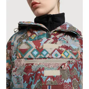 Jakke til kvinder Napapijri rainforest pocket print image-4