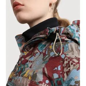 Jakke til kvinder Napapijri rainforest pocket print image-5