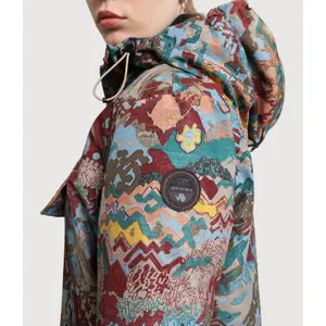 Jakke til kvinder Napapijri rainforest pocket print image-6