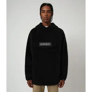 Sweatshirt med huva och fleece Napapijri Patch Curly image-1