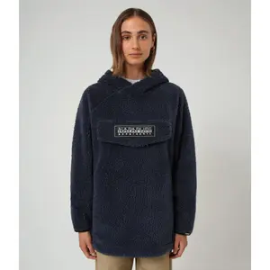 Sweatshirt med huva och fleece Napapijri Patch Curly image-2