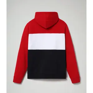 Tricolour hooded sweatshirt Napapijri Bogy image-2