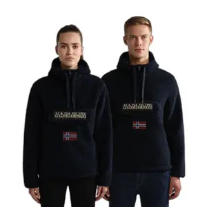 Fleece med halv lynlås og hætte Napapijri T-Burgee image-1