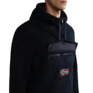 Fleece med halv lynlås og hætte Napapijri T-Burgee image-6