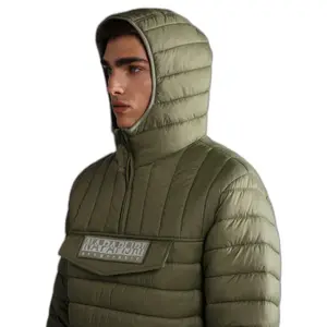 Plumífero con capucha y media cremallera Napapijri A-Morgex image-5