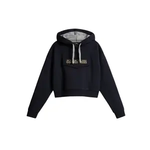 Sweatshirt med hætte til kvinder Napapijri Burgee Crop image-0