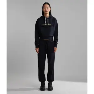 Sweatshirt med hætte til kvinder Napapijri Burgee Crop image-3