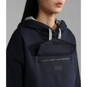 Sweatshirt med hætte til kvinder Napapijri Burgee Crop image-5