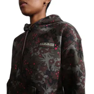 Sweatshirt med hætte til kvinder Napapijri B-Earth Aop image-5