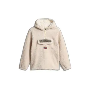 Kinder-Fleece-Hoodie mit halbem Reißverschluss Napapijri T-Burgee image-0
