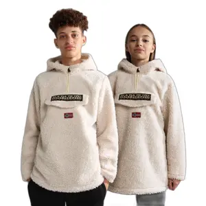 Kinder-Fleece-Hoodie mit halbem Reißverschluss Napapijri T-Burgee image-1
