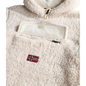 Kinder-Fleece-Hoodie mit halbem Reißverschluss Napapijri T-Burgee image-6