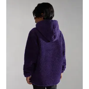 Kinder-Kapuzen-Sweatshirt aus Fleece mit halbem Reißverschluss Napapijri Burgee image-3