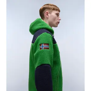 Polaire com capuz e fecho zippered Napapijri Yupik 3 image-1