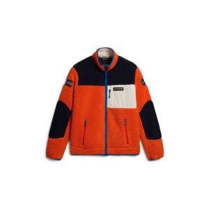 np0a4gnt-a00-fleece-med-dragkedja-napapijri-yupik-orange-rod