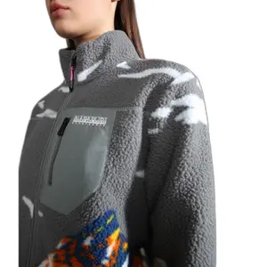 Full Zip Fleece Women Napapijri T-Igloo AOP image-5