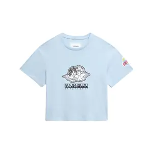 Women's crop top T-shirt Napapijri S-Fiorucci image-0