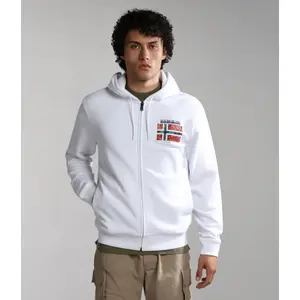 Hooded sweatshirt met rits Napapijri Guiro image-1