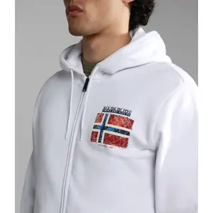 Hooded sweatshirt met rits Napapijri Guiro image-5