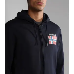 Hooded sweatshirt met rits Napapijri Guiro image-5