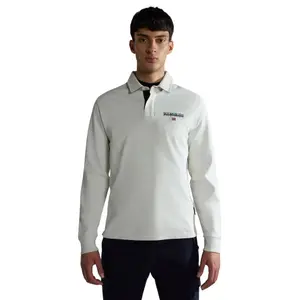 Langærmet poloshirt Napapijri E-Ayas Rugby image-1