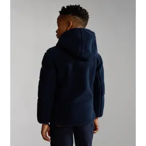 Sweatshirt mit Kapuze aus Molton mit Reißverschluss Kind Napapijri Yupik image-3