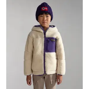 Sweatshirt mit Kapuze aus Molton mit Reißverschluss Kind Napapijri Yupik image-1