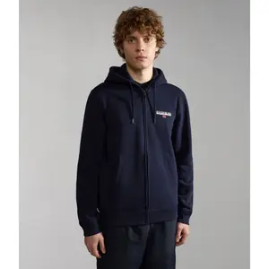 Sweatshirt com capuz e fecho de correr completo Napapijri Ice image-1