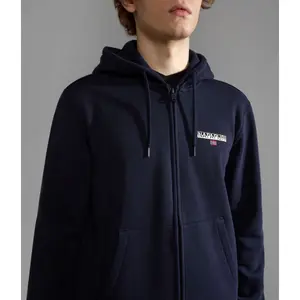 Sweatshirt com capuz e fecho de correr completo Napapijri Ice image-5