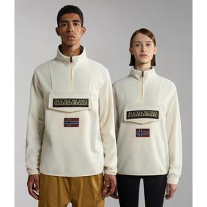 Fleece met halve ritssluiting Napapijri Burgee image-1