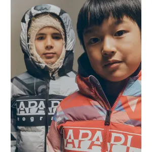 Children's Napapijri A-Orbe Aop Puffer image-3