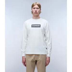 T-shirt manches longues Napapijri S-Box Logo image-3