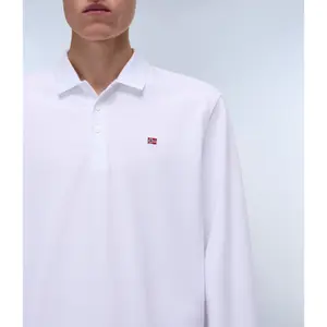 Long sleeve polo shirt Napapijri Ealis image-4