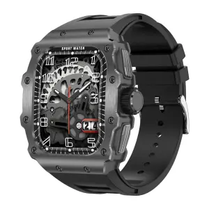 Slimme horloge grote scherm hoge resolutie siliconen band Nasa IP 67 image-1