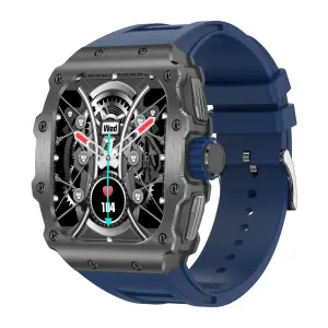 Smartwatch mit großem AMOLED-Bildschirm und hochauflösender Auflösung mit Silikonarmband Nasa IP 67 image-0