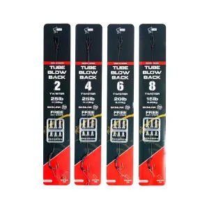 Montiertes Vorfach Nash Tube Blow Back Rig Barbless image-0