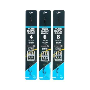Montiertes Vorfach Nash Tube Blow Back Rig Barbless image-1